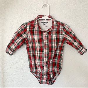 OshKosh button down collar onesie